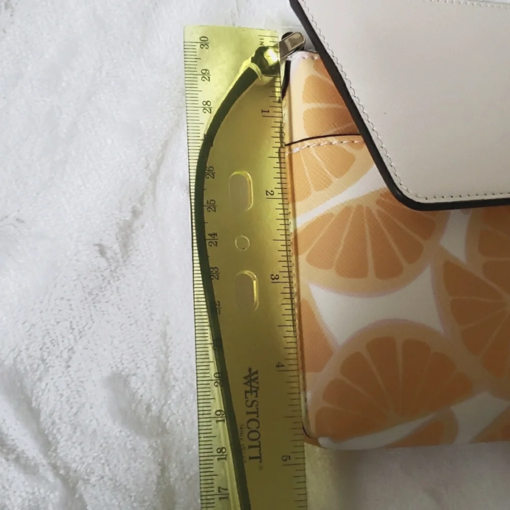Kate Spade Sadie Orange Slice Printed Mini‎ Crossbody Bag.